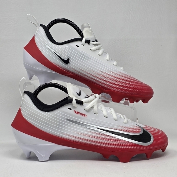 Nike Vapor Speed 3 Football Cleats White Red Black FB3303-102 Men\'s Size 8 New main image 10